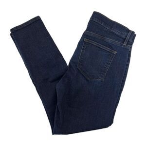 🔥🔥LOFT Mid Rise Modern Skinny Stretch Women's Jeans, Sz 30 / 10, Button Hem